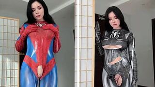 Страстная женщина-паук и любительница анального траха, черная девушка-паук! - порно видео