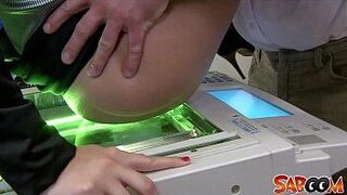 Анальный трах на работе - порно видео